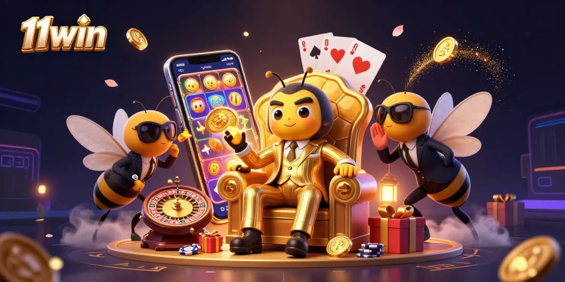 Engage in exciting gameplay at 11win with vibrant slot machines and captivating casino elements.