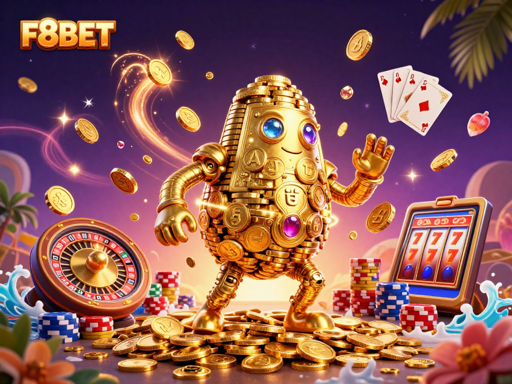 Experience thrilling gameplay with F8BET's innovative gambling platform featuring captivating casino elements.