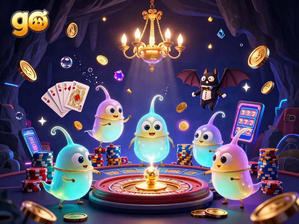 Experience fun casino gameplay with go 88 as glowworms light up the gaming cave.