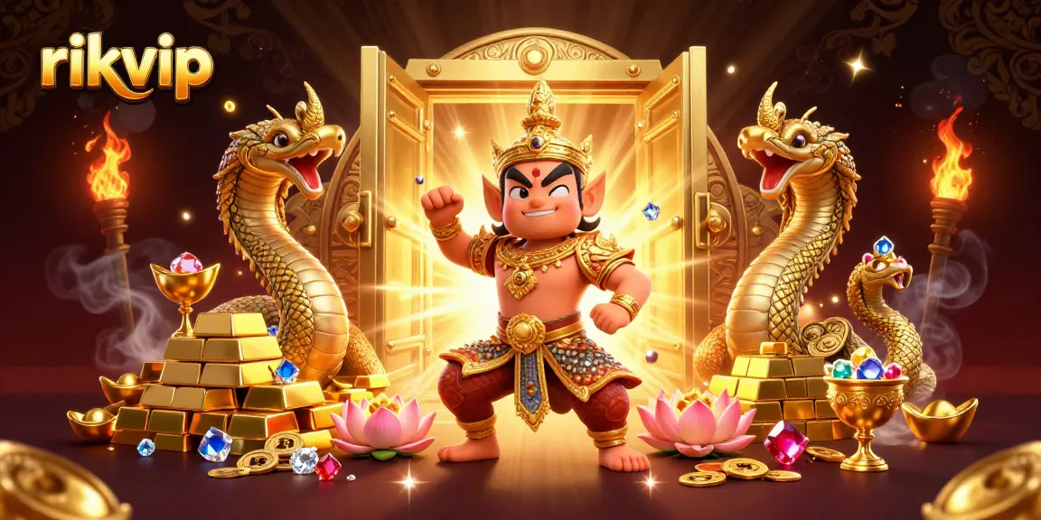 Engage with the exciting world of rikvip as you explore a vibrant casino illustration packed with treasures and excitement.