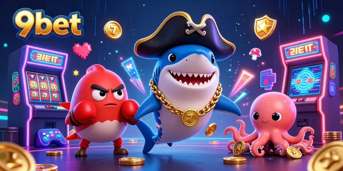 Engage with 9bet for immersive casino excitement featuring iconic characters and game elements.