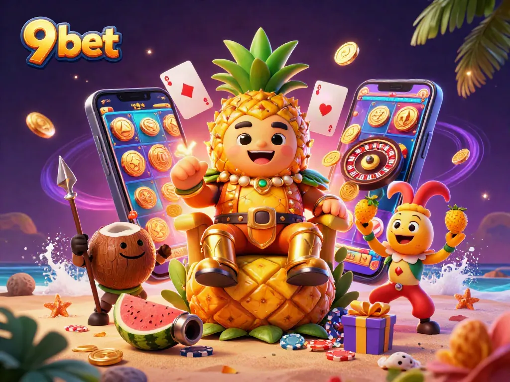Join the thrilling world of 9 bet, where the golden pineapple king reigns in an exciting casino landscape.