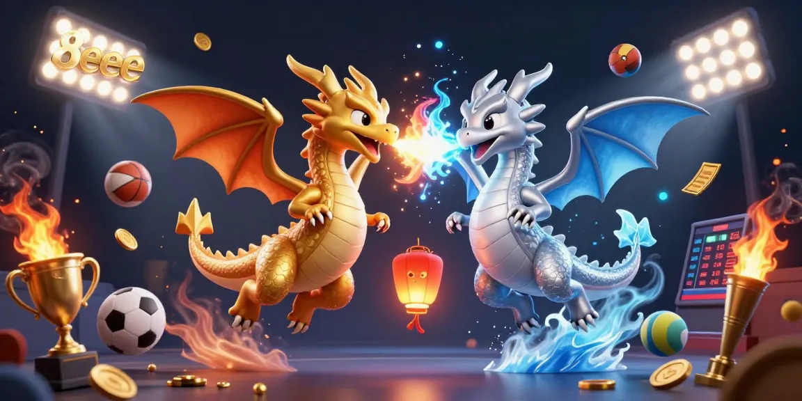 Engage with the thrilling 8eee casino experience among dynamic dragons and sports elements.