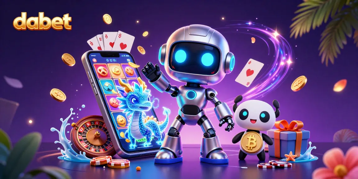 Engage with dabet's thrilling casino experience featuring vibrant slot games and dynamic 3D characters.