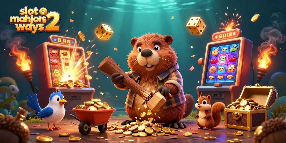 Experience thrilling gameplay with slot mahjong ways 2 as cartoon characters collect golden coins!