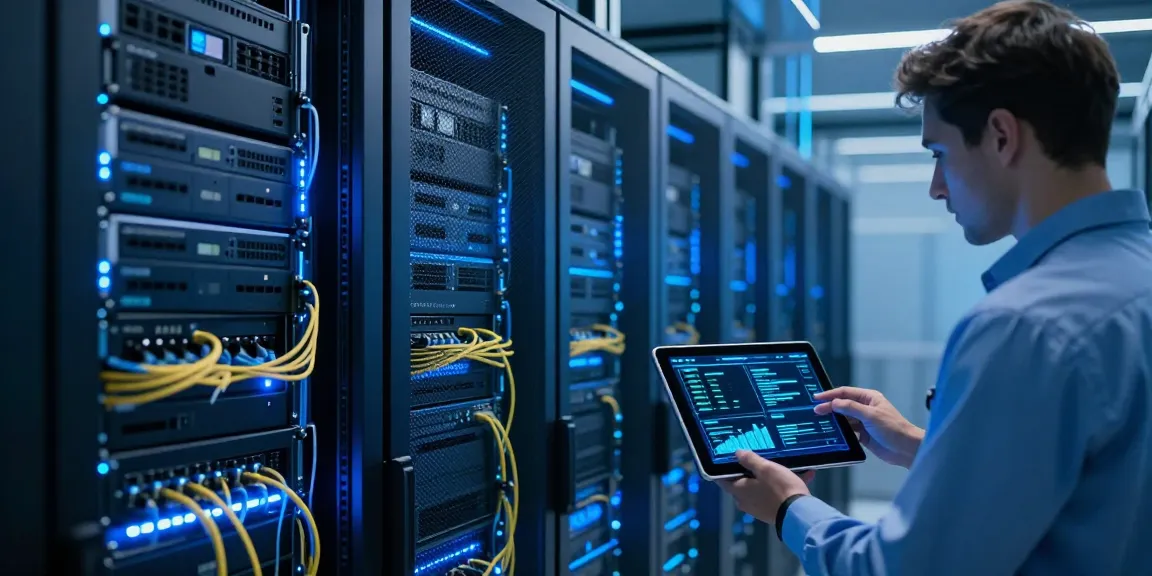 IPTV reseller panel in a modern data centre with advanced cloud services and robust performance monitoring