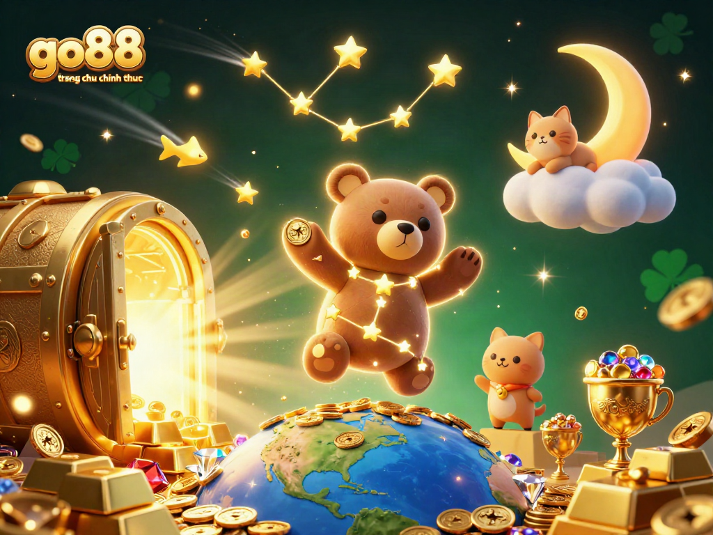Engage in thrilling gameplay with go88 trang chu chinh thuc, featuring vibrant casino-themed 3D art.