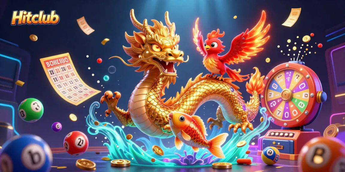 Experience thrilling gameplay at Hitclub with vibrant characters and dynamic lottery elements.
